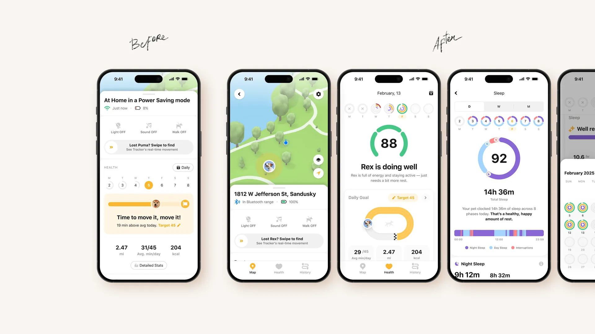 GPS Tracker app flows