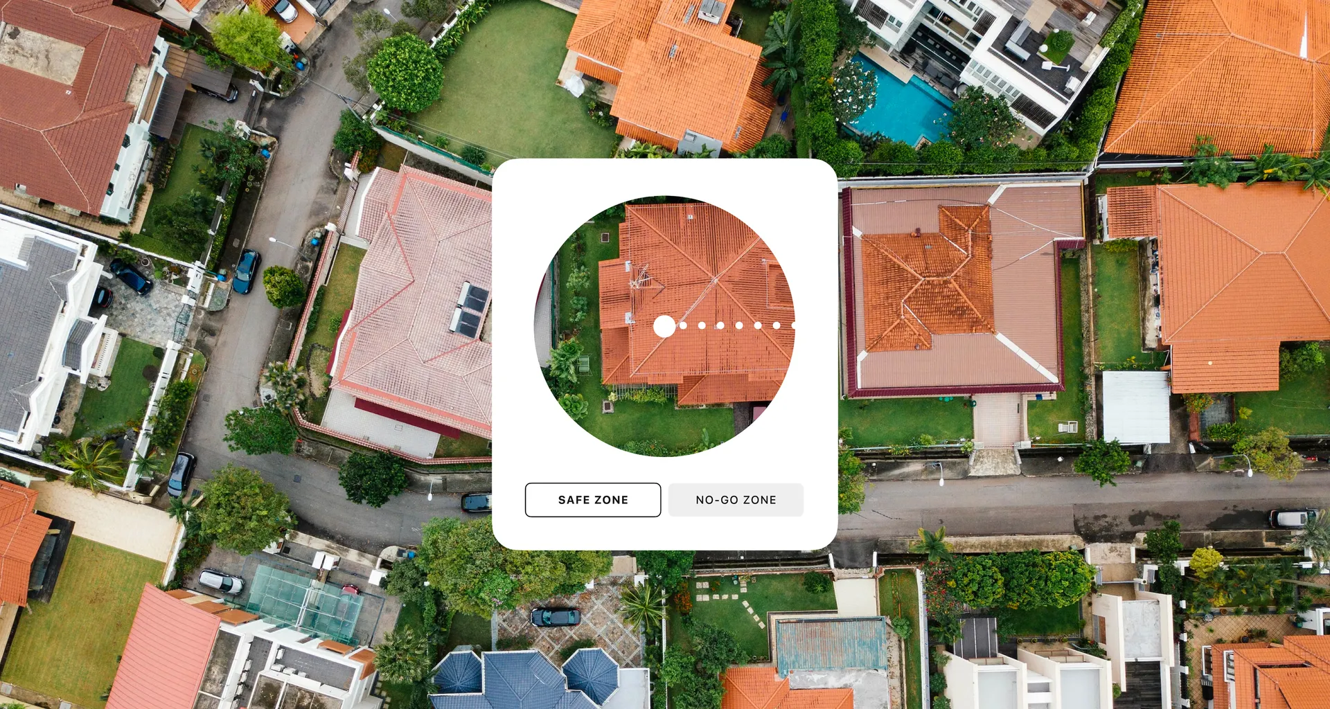 Virtual fences map view